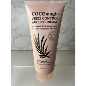 COCOmagic Frizz Control Air Dry Cream Coconut Oil Non-Greasy 6.0 oz Sealed NEW